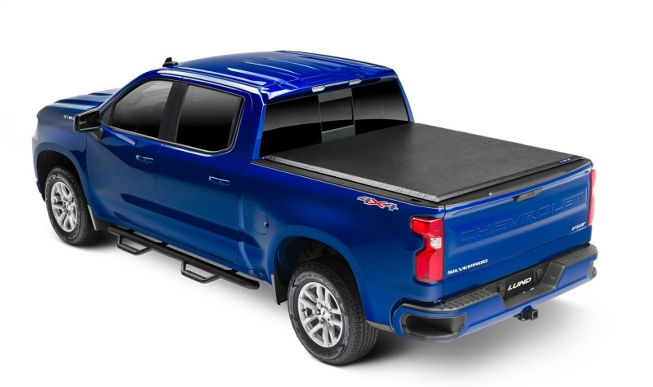 Lund 17-23 Ford F-250 Super Duty (6.8ft. Bed) Genesis Roll Up Tonneau Cover - Black - 960250 Photo - Primary