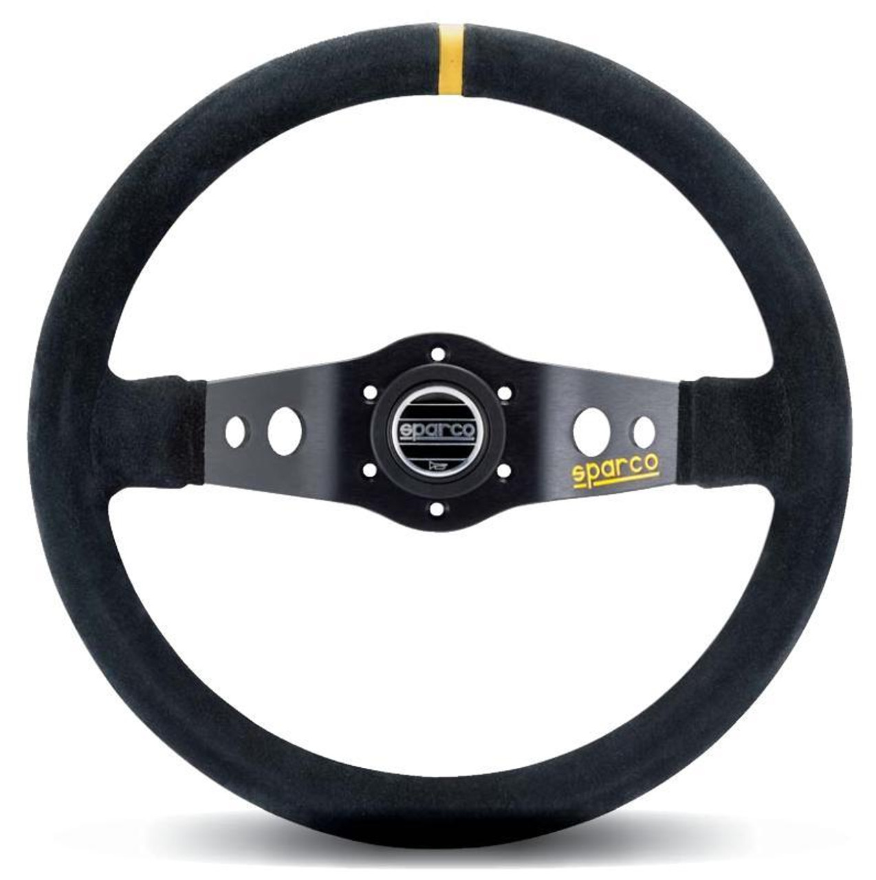 Sparco Steering Wheel 215 Suede Black - 015R215CSN Photo - Primary