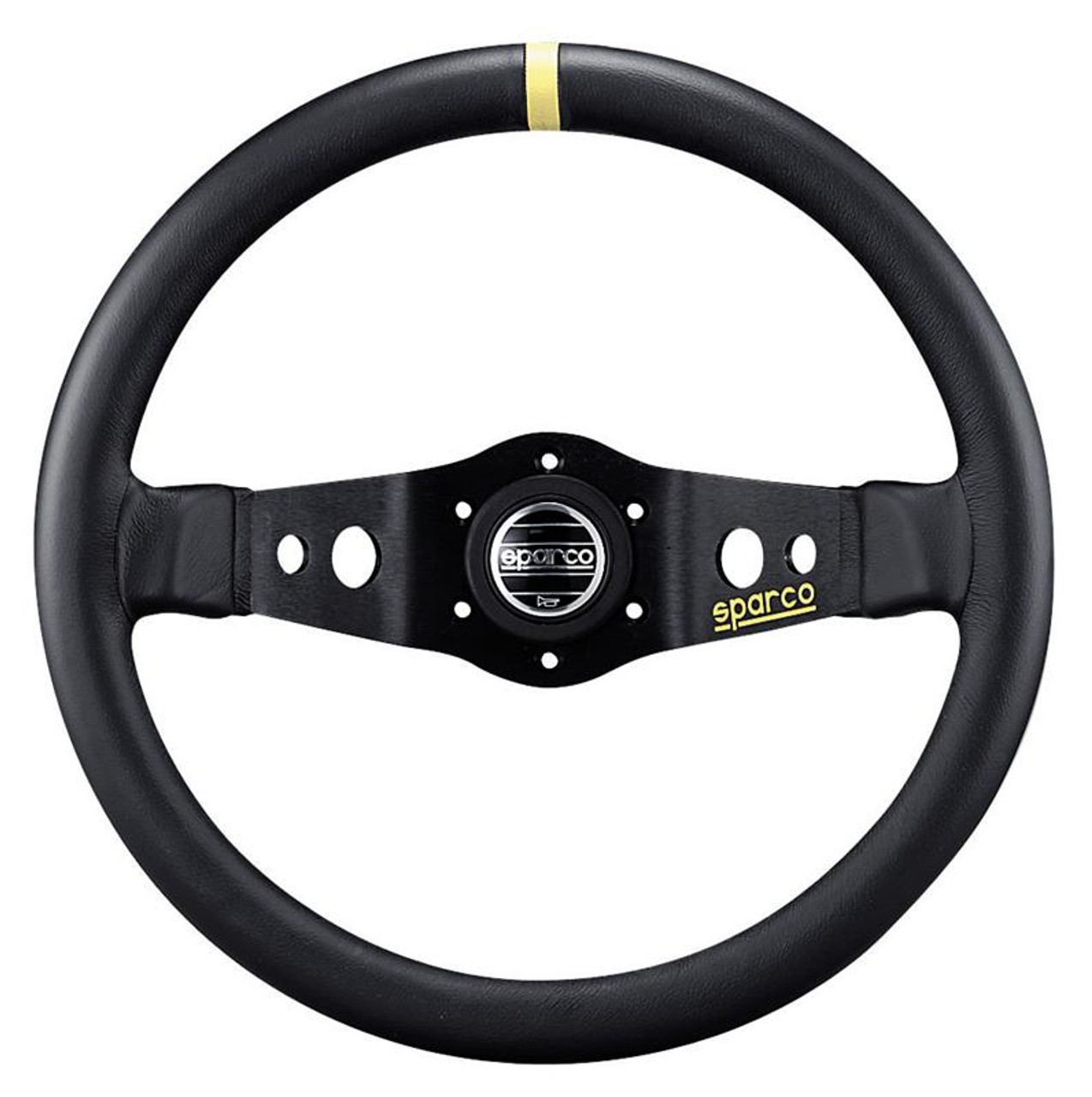 Sparco Steering Wheel 215 Suede Black - 015R215CSN Photo - Primary