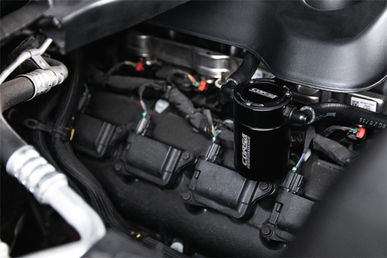 Corsa 2019+ Dodge RAM 1500 (5.7L V8) Catch Can - CC0004 Photo - Mounted