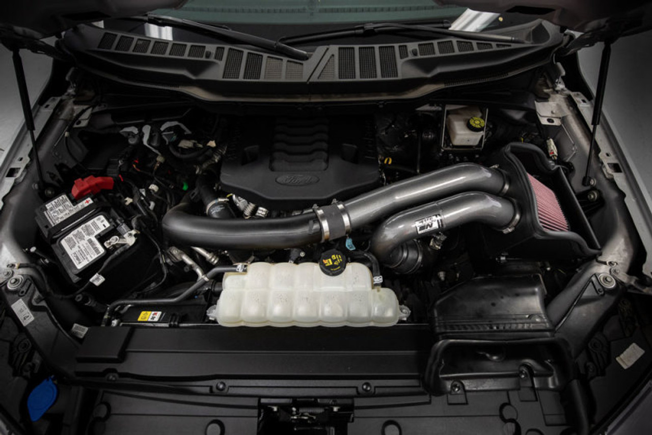 K&N 2015-22 Ford F-150 3.5L V6 Performance Air Intake System - 77-2617KC Photo - Mounted