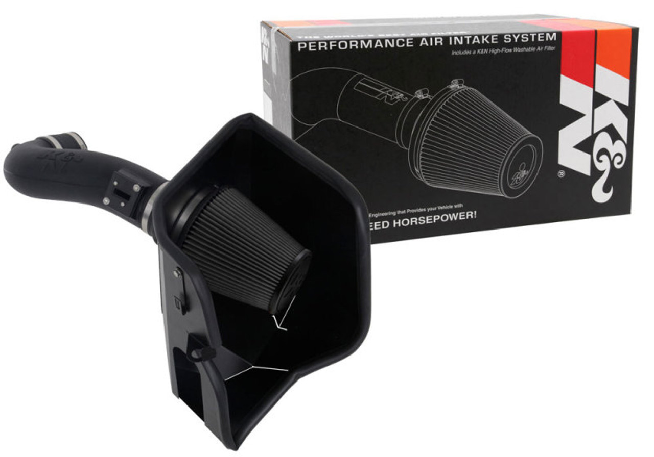K&N 2019+ Chevrolet Silverado 1500 V8 6.2L Performance Air Intake System - 30-3110 Photo - out of package