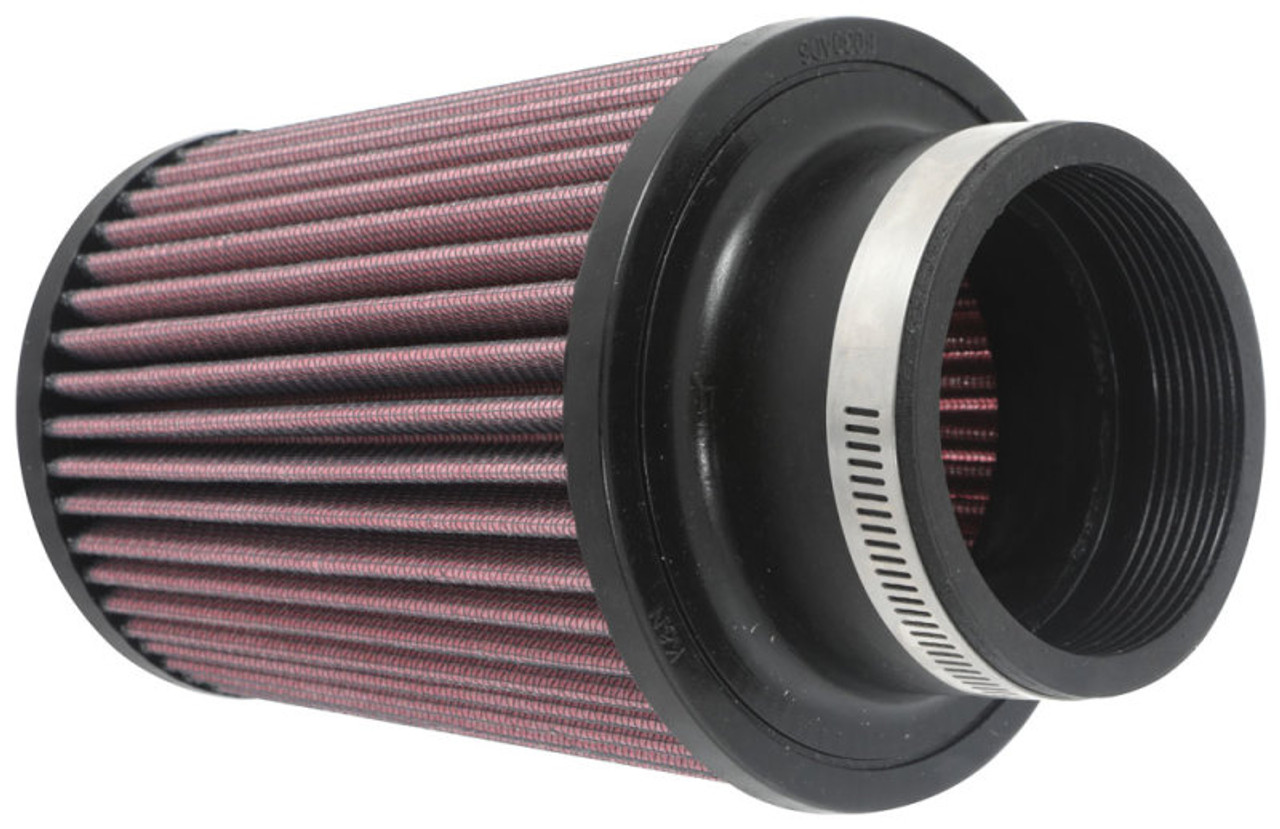 K&N Universal Clamp-On Air Filter 3in FLG 5in B 4in T 6in H - RU-4650 Photo - lifestyle view