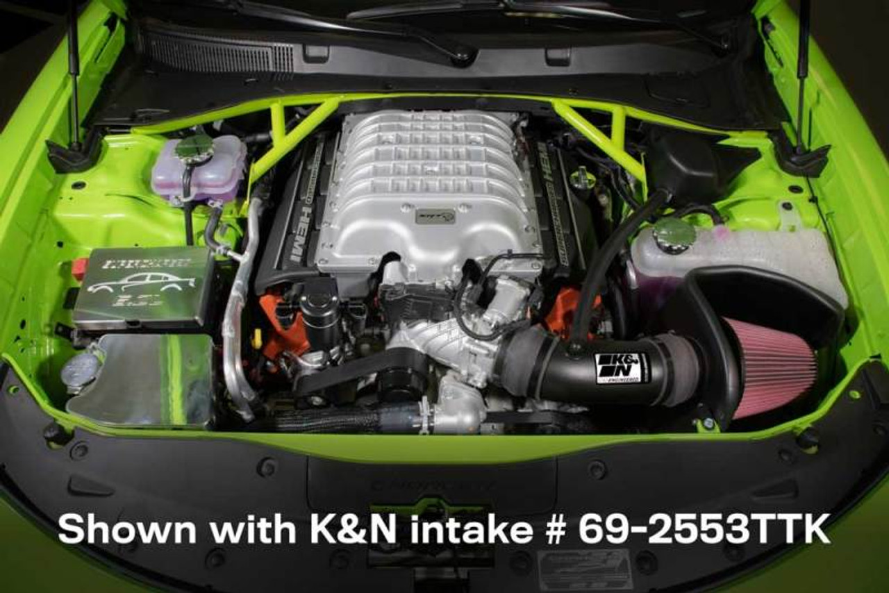 K&N 15-23 Dodge Challenger 6.2L V8 / 15-23 Dodge Charger 6.2L V8 Oil Catch Can - 81-0803 Photo - Mounted