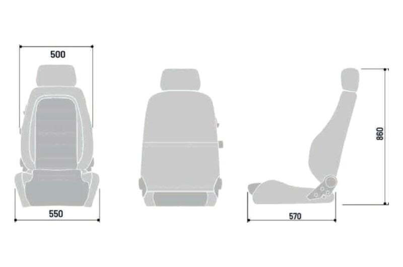 Sparco Seat GT Black/White - 009012NRBI Photo - Close Up