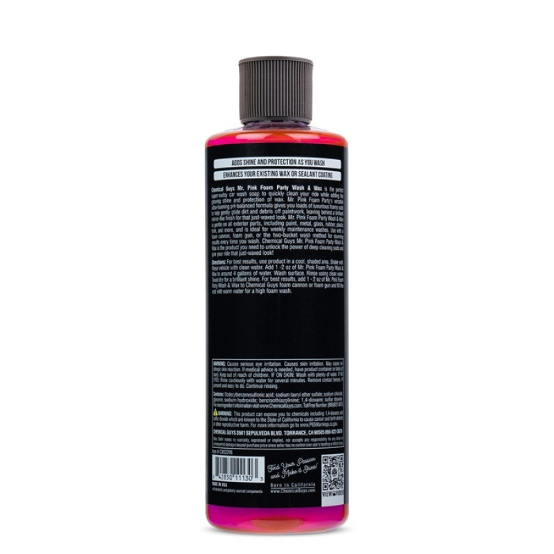 Chemical Guys Mr. Pink Foam Party Vehicle Wash Soap- 16oz - CWS22116 User 1