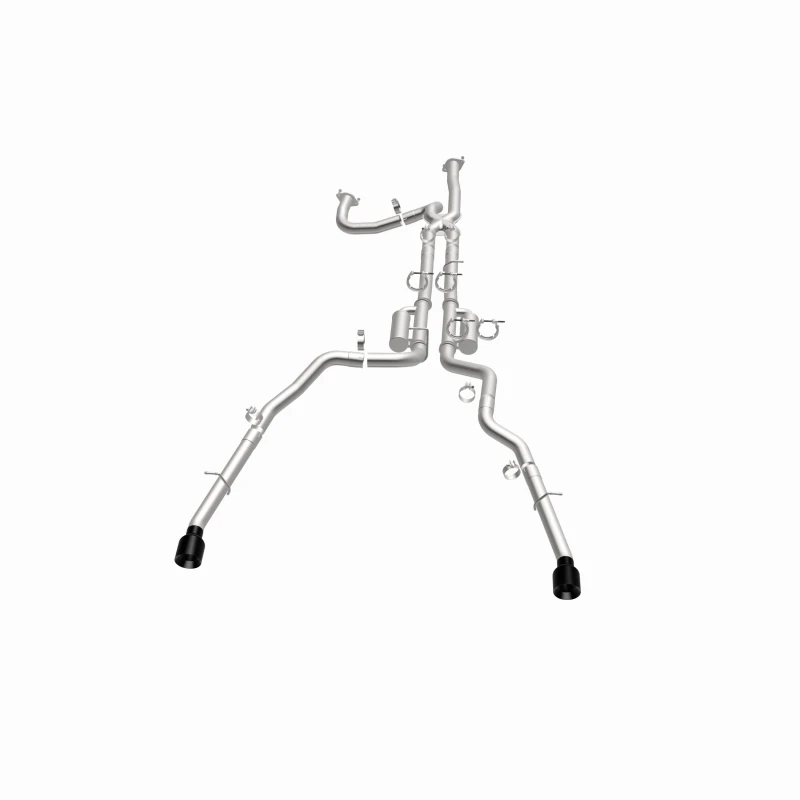 MagnaFlow 21-24 RAM 1500 TRX SPEQ Series Cat-Back Performance Exhaust System w/ Black Chrome Tips - 19705 360 Degree Image Set
