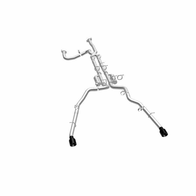 MagnaFlow 21-24 RAM 1500 TRX SPEQ Series Cat-Back Performance Exhaust System w/ Black Chrome Tips - 19705 360 Degree Image Set