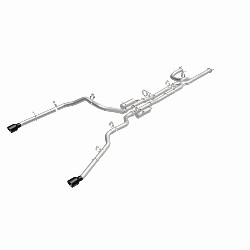 MagnaFlow 21-24 RAM 1500 TRX SPEQ Series Cat-Back Performance Exhaust System w/ Black Chrome Tips - 19705 360 Degree Image Set