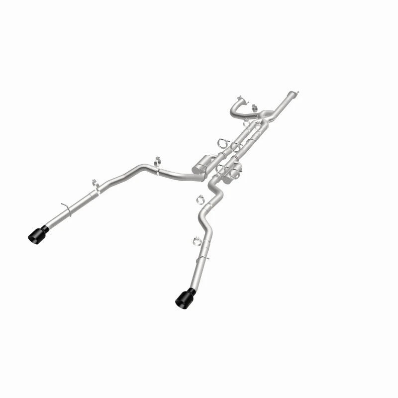 MagnaFlow 21-24 RAM 1500 TRX SPEQ Series Cat-Back Performance Exhaust System w/ Black Chrome Tips - 19705 360 Degree Image Set