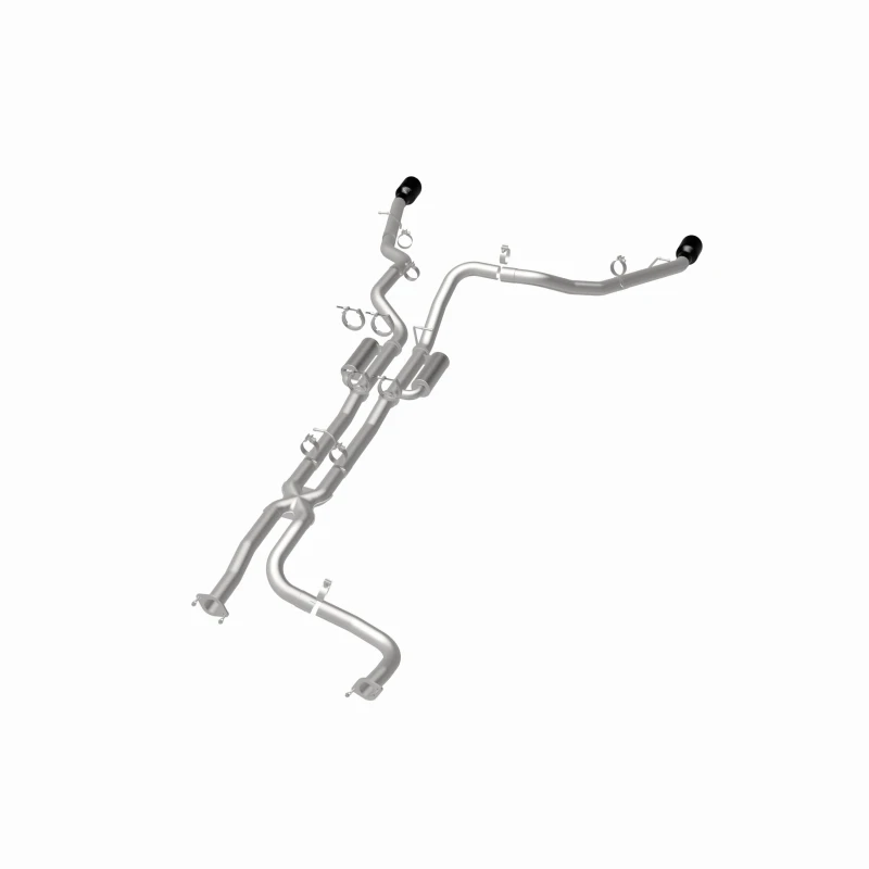 MagnaFlow 21-24 RAM 1500 TRX SPEQ Series Cat-Back Performance Exhaust System w/ Black Chrome Tips - 19705 360 Degree Image Set