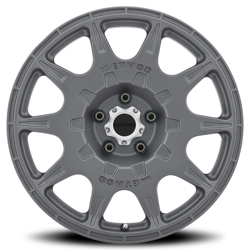 Method MR502 RALLY 17x8 +38mm Offset 5x4.5 67.1mm CB Titanium Wheel - MR50278012838-2 Photo - Primary