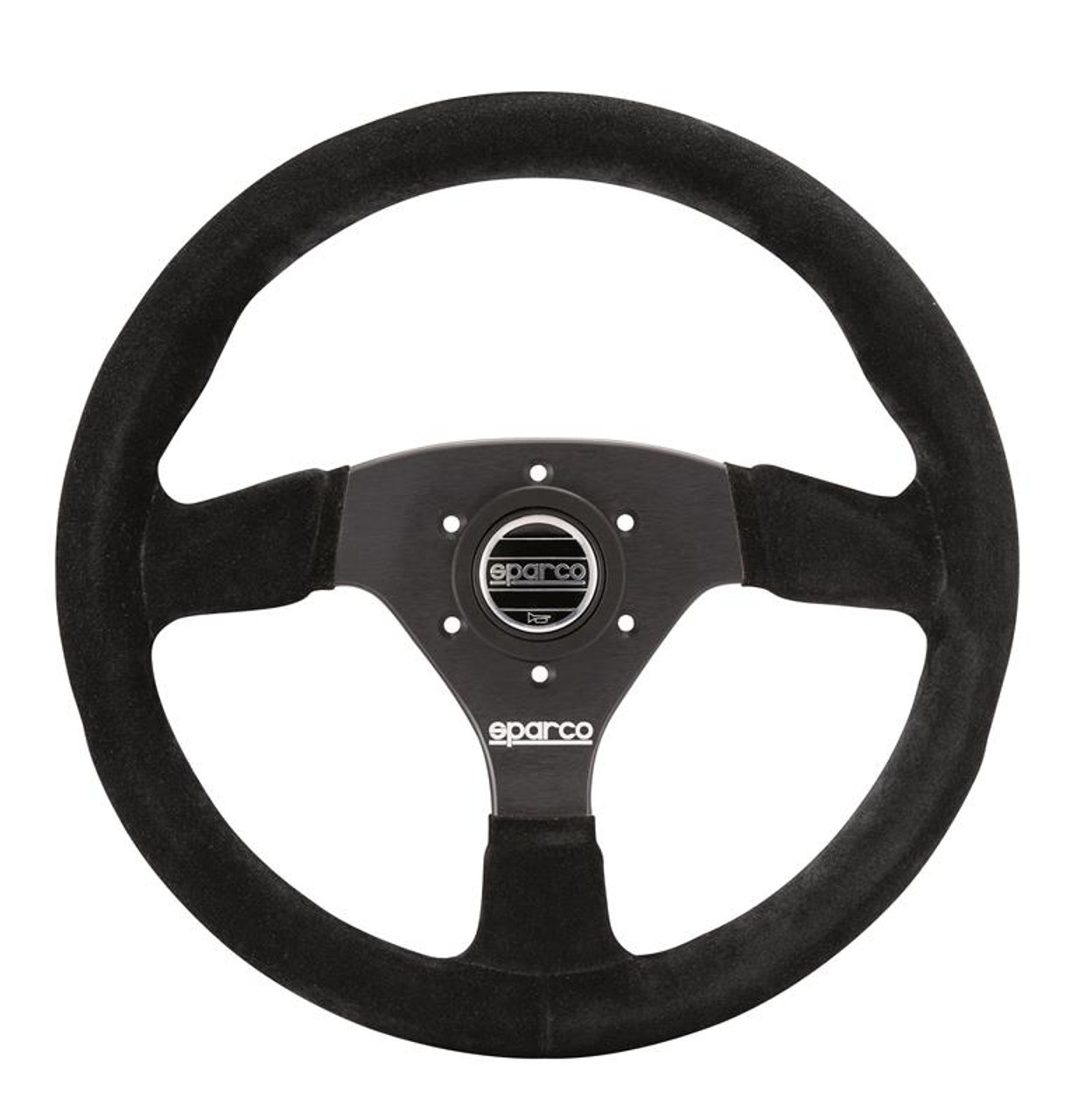 Sparco Steering Wheel 383 Suede Black - 015R383PSN Photo - Primary
