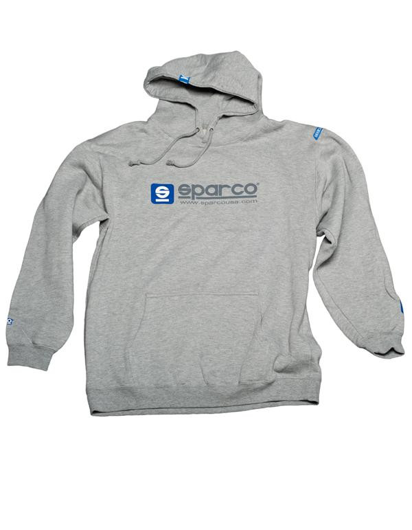 Sparco Sweatshirt Hooded WWW Grey Xlrg - SP03100GR4XL Photo - Primary