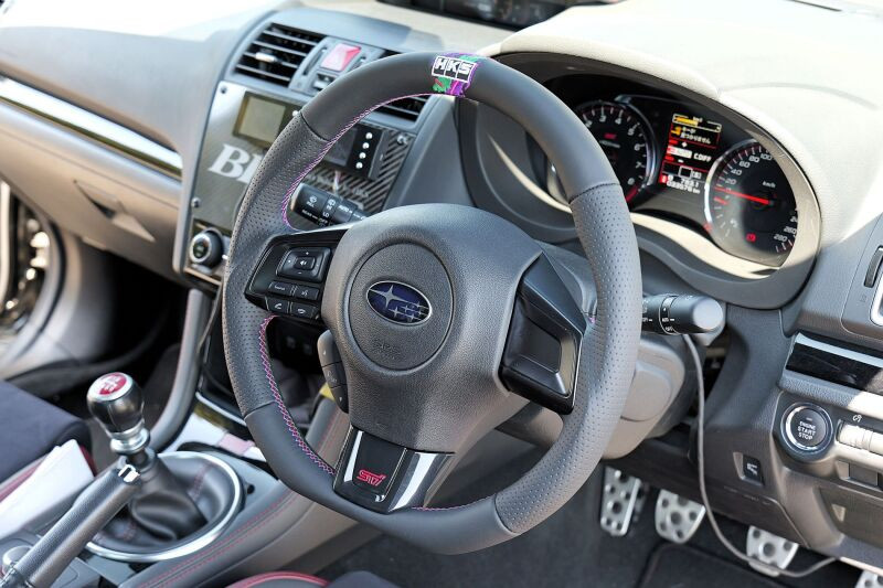 HKS Subaru WRX STI VAB Replacement Steering Wheel - 51999-AF002 Photo - Close Up