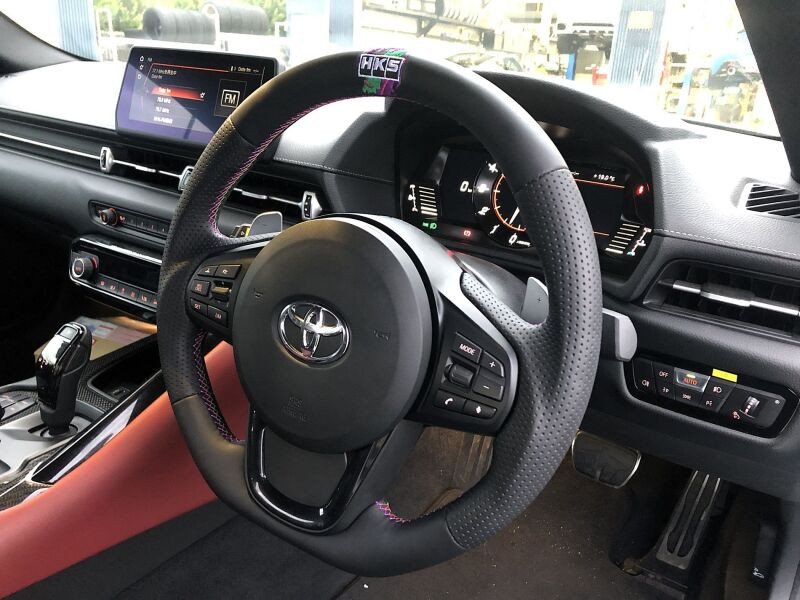 HKS GR Supra Replacement Steering Wheel A90 - 51999-AT003 Photo - Close Up