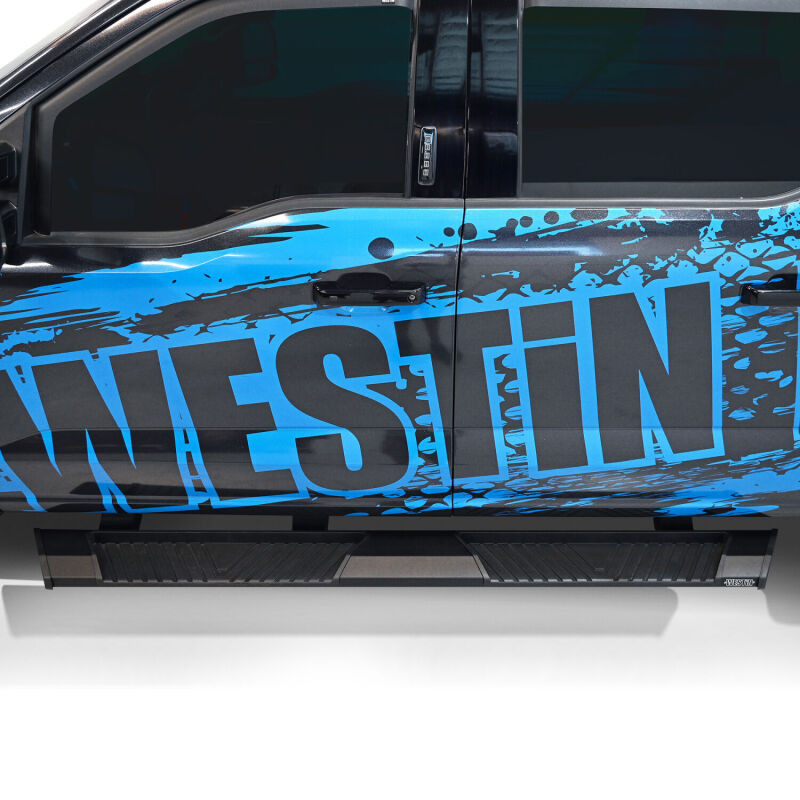 Westin 15-25 Ford F-150 SuperCrew / 17-25 F-250/350 CC AT6 Running Boards - Black - 24-63945 Photo - lifestyle view