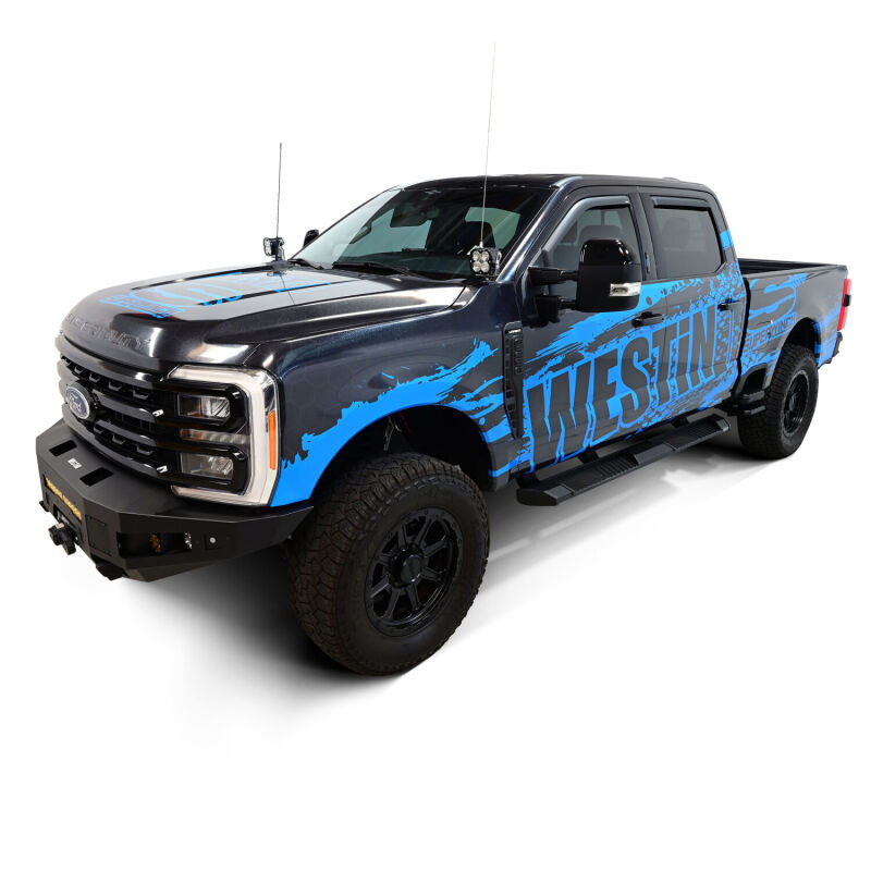 Westin 15-25 Ford F-150 SuperCrew / 17-25 F-250/350 CC AT6 Running Boards - Black - 24-63945 Photo - lifestyle view
