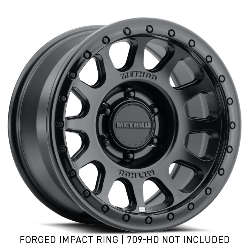 Method Beadlock Ring - 17in Forged - Style 1 - Gloss Black - GR-10017-GB Photo - Close Up