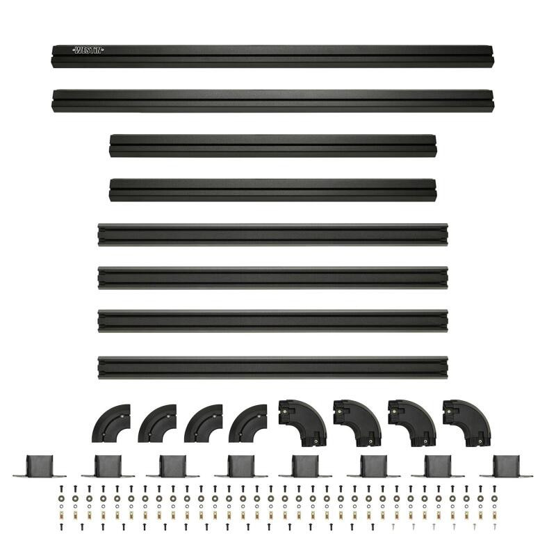 Westin EXP Roof Rack for Full Size EXP Truck Cap (RACK ONLY - NO CAP) 50x58in. - Tex. Blk - 15-00155 Photo - Close Up