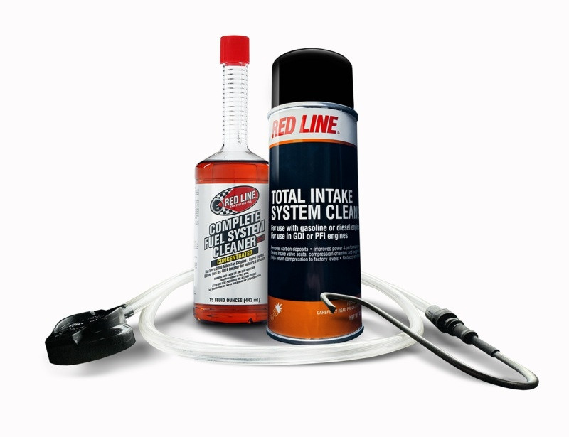 Red Line Complete Fuel System Service Kit - Intake Cleaner/Tank Additive/S-Hook Applicator w/Hose - 17060 User 1