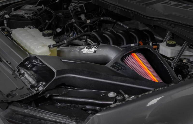 K&N 2016-2020 Ford F-150 V8 5.0L NextGen Aluminum Cold Air Intake - 70-2591 Photo - Mounted