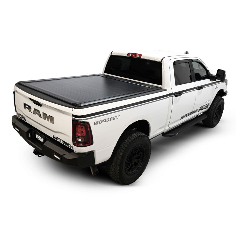 Westin 19-25 RAM 2500/3500 6.4ft Bed Electric Retractable Tonneau Cover - Black - 19-54025 Photo - lifestyle view