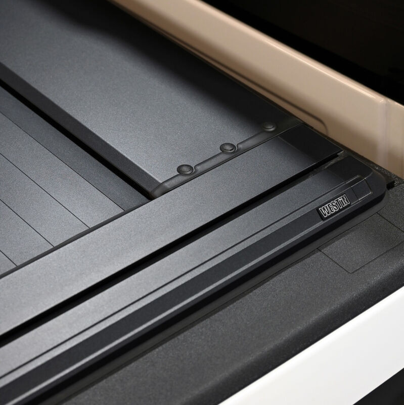 Westin 19-25 RAM 2500/3500 6.4ft Bed Electric Retractable Tonneau Cover - Black - 19-54025 Photo - lifestyle view