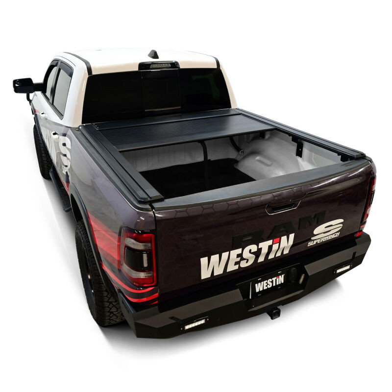 Westin 19-26 Ram 1500 (New Body)(Excl. RamBox) 5ft 7in Bed Manual Retractable Tonneau Cover - Black - 19-64705 Photo - lifestyle view