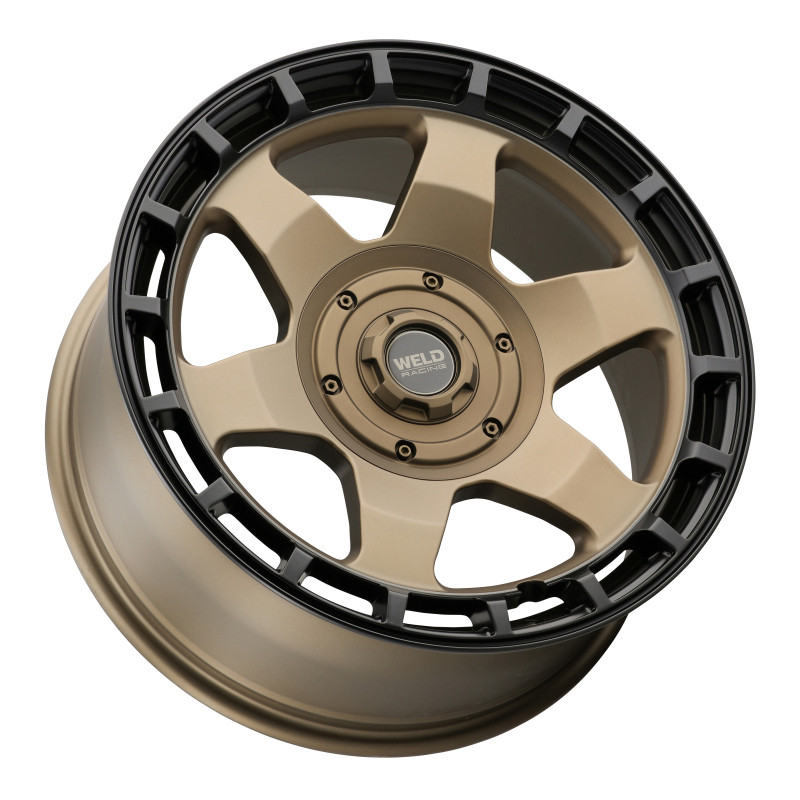 Weld Off-Road Ridge 20x9 - 6x135 / 6x139.7 BP - ET0 - 106.1mm CB - Satin Bronze Wheel (Black Ring) - W15009098500 Photo - Primary
