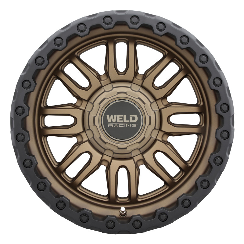 Weld Off-Road Swift 17x9in - 5x114.3 / 5x127 BP - ET-12 - 78.1mm CB- Satin Bronze Wheel & Black Ring - W18079026450 Photo - Primary