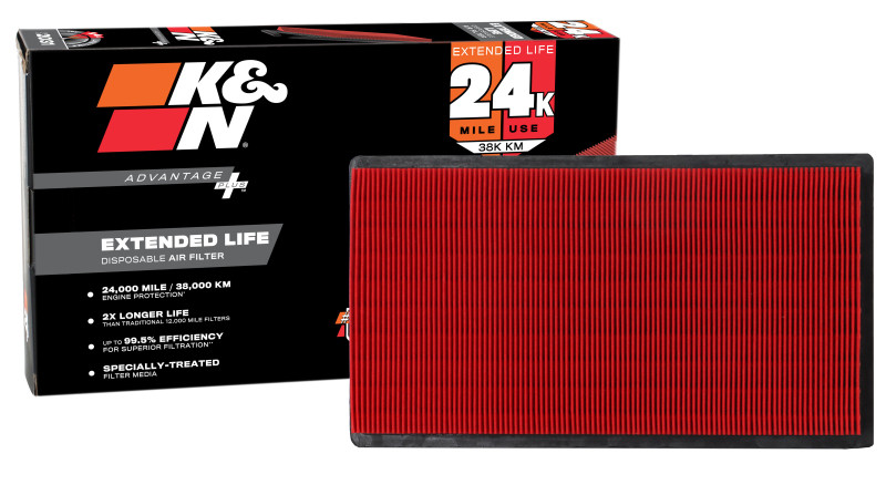 K&N 07-10 Ford Taurus / 07-09 Lincoln MKZ Advantage Air Filter - KNX-2395 Photo - out of package