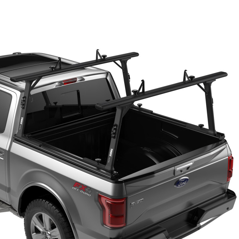 Thule TracRac SR Sliding Overhead Truck Rack - Super Duty (RACK ONLY/Req. SR Base Rails) - Black - 43003XTB Photo - Close Up