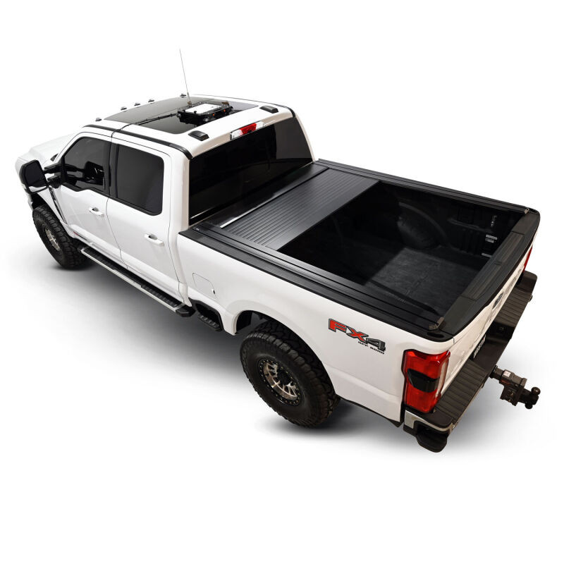 Westin 17-26 Ford F-250/F-350/F-450/F-550 SD 6ft 10in Bed Manual Retractable Tonneau Cover - Black - 19-61005 Photo - lifestyle view
