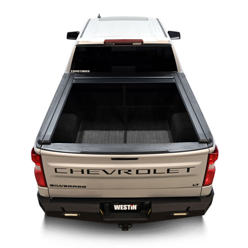 Westin 19-26 GM Silverado/Sierra 1500 5ft 8in Bed Manual Retractable Tonneau Cover - Black - 19-64745 Photo - lifestyle view