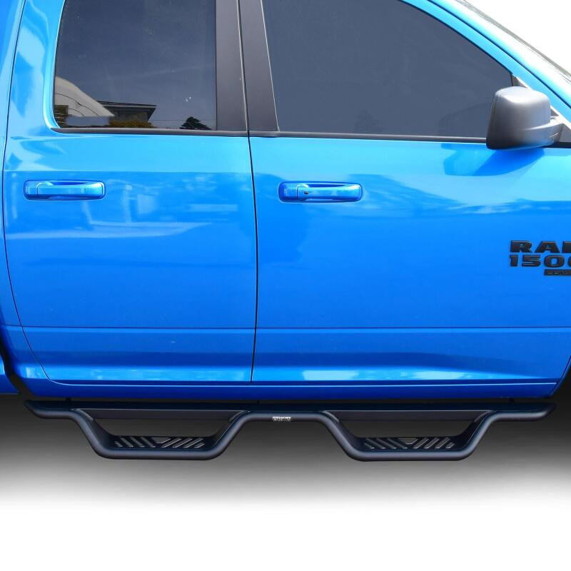 Westin 09-18/19-24 Ram 1500 Quad Cab/Classic Outlaw Drop Nerf Step Bars Textured Black - 20-13555 Photo - Mounted