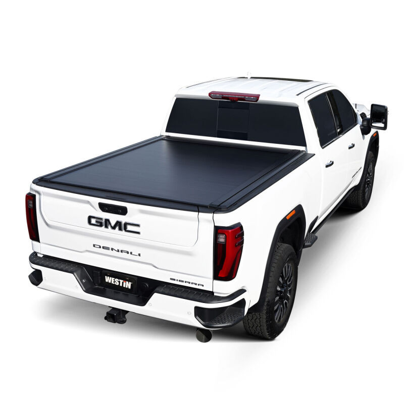 Westin 20-26 GM Silverado/Sierra 2500/3500 6.5ft Bed Electric Retractable Tonneau Cover - Black - 19-53995 Photo - lifestyle view