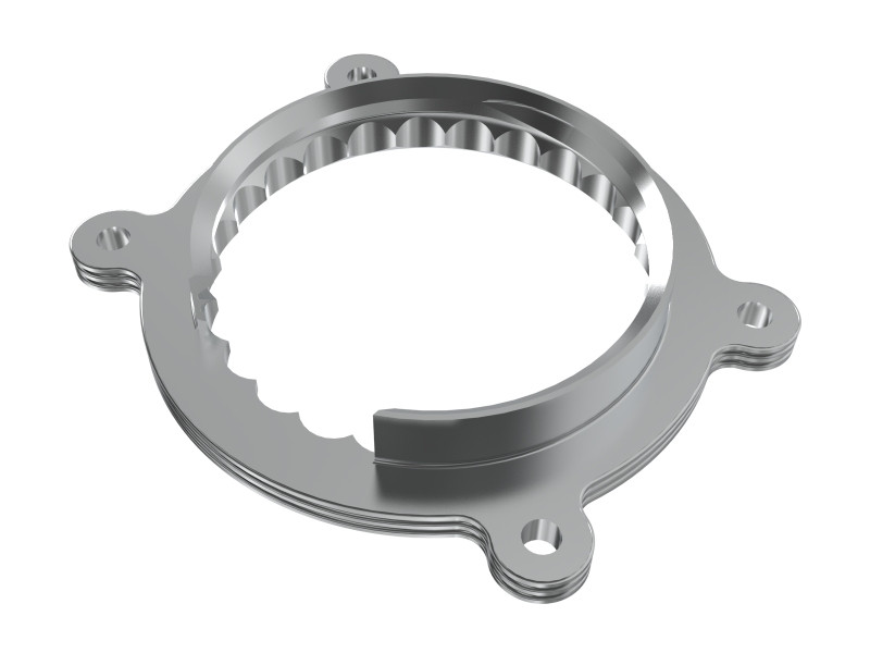 aFe Silver Bullet Throttle Body Spacer Kit Ford Super Duty 23-26 V8-6.8L/7.3L - 46-33028 Photo - Unmounted