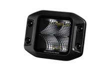 Hella Universal Black Magic 3.2in L.E.D. Cube Kit - Flood Beam (Flush Mount) - 358176831 Photo - Primary