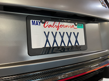 GReddy Total Tune Up License Plate Frame - Black Out - 21112001 Photo - Close Up