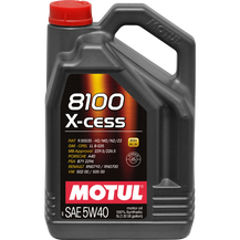 Motul 5L Synthetic Engine Oil 8100 5W-40 X-CESS Gen 2 - Case of 4 - 110905 Photo - Primary