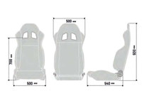 Sparco Seat R100 Black/Blu - 009014NRAZ Photo - Close Up