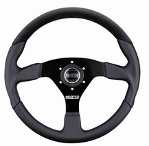 Sparco Steering Wheel L505 Lap 5 Blk/Blk/Blk - 015TL522TUV Photo - Primary