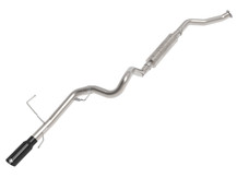 aFe 22-26 Toyota Land Cruiser (J300) Vulcan Series 3in Stainless Steel Exhaust System w/ Black Tip - 49-36064-B Photo - Primary