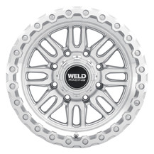 Weld Off-Road Swift 17x9in - 5x114.3 / 5x127 BP - ET-12 78.1mm CB Gloss Silver Machined Wheel & Ring - W18579026450 Photo - Primary