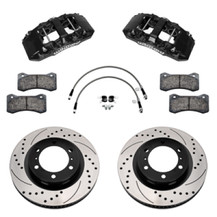 Wilwood 24-25 Toyota Tacoma Front Aero6-DM Big Brake Kit 13.38 In SRP Drilled Slotted Rotor/w Lines - 140-18381-D User 1