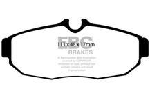 EBC 05-10 Ford Mustang 4.0 Redstuff Rear Brake Pads - DP31741C Technical Drawing