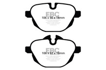 EBC 11+ BMW X3 2.0 Turbo (F25) Redstuff Rear Brake Pads - DP32047C Technical Drawing