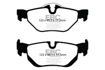 EBC 13+ BMW X1 2.0 Turbo (28i) Redstuff Rear Brake Pads - DP32069C Technical Drawing