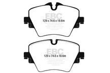 EBC 2017+ Mini Cooper Countryman (F60) 1.5L Turbo Redstuff Front Brake Pads - DP32245C Technical Drawing